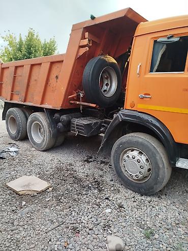 камаз кум: Услуги Самосвал КАМАЗ оранжевого цвета, трехосный (6x4), стальная — 3