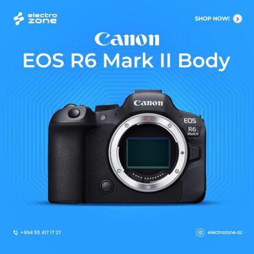 Fotokameralar: Canon EOS R6 Mark II Body - Canon EOS R6 nın varisi kimi elan edilən