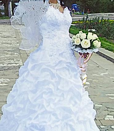свадебные б у: Свадебное платье, 2XL, С корсетом, Б/у — 2