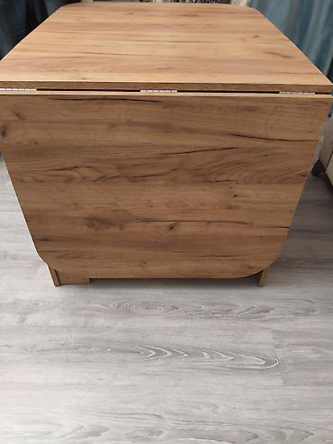 masa usdu kapter: Açılan-qapanan transformasiya olunan masa - Material: təbii ağac — 4