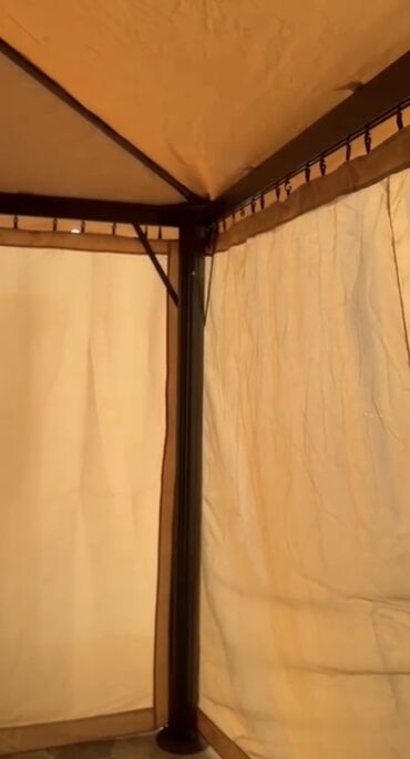 Naveslər, markizlər: Bağ/veranda üçün qapalı çardaq (pavilon) - Rəng: bej - Dördbucaqlı — 10