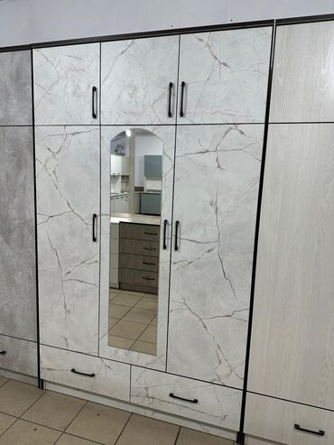 Шкафы для одежды: Шкаф для одежды, Новый, Прямой, ЛДСП — 14