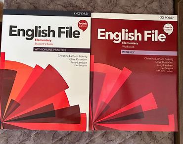 Книги и журналы: English File elementary yeni kimidir, az istifadə olunub ikisi — 1