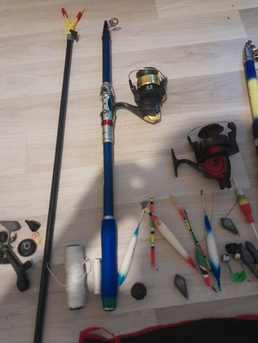 Ovçuluq və balıqçılıq: Balıqçılıq dəsti Tərkib: - Teleskopik balıqçılıq çubuğu (üzərində — 8