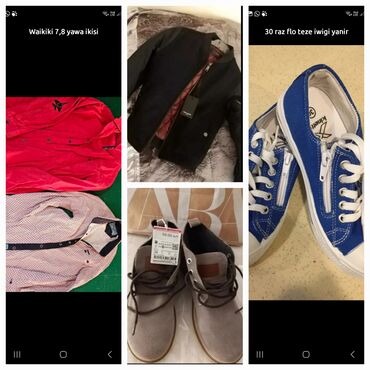 Uşaqlar üçün digər geyimlər: Uşaq geyim və ayaqqabı dəsti – 7, 8, 9 yaşlar üçün. Brendlər: LC — 3