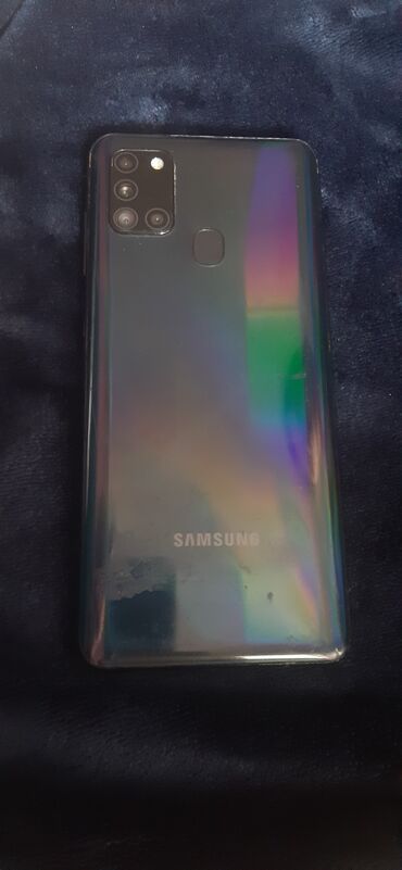 мини камеры видеонаблюдения для квартиры: Samsung Galaxy A21S, rəng - Qara, Barmaq izi