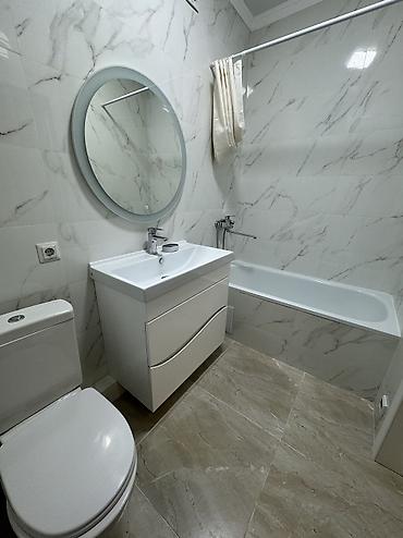 2 bedroom: 2 комнаты, Бишкек Парк ТРЦ Собственник, Без животных, от 6 месяцев, С мебелью полностью — 8