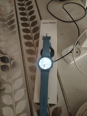 smart saatlar: Samsung Galaxy Watch5 – mavi rəng heç işlədilməyib nöktə cızıq yoxdur — 2