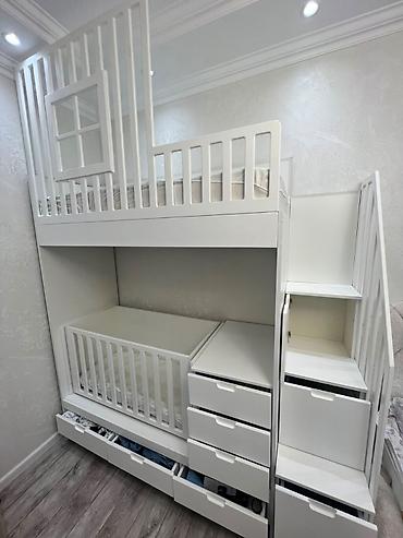 Oğlan və qız üçün, İşlənmiş, Çarpayı, Matras ilə, Siyirməli, MDF lalafo.az -da Oğlan və qız üçün, İşlənmiş, Çarpayı, Matras ilə, Siyirməli, MDF