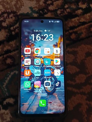 telefon 2 el satis: Oppo A5, 256 GB, rəng - Gümüşü, İki sim kartlı — 1