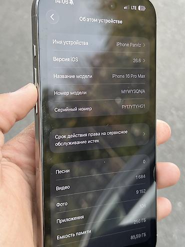 apple iphone 6: IPhone 16 Pro Max 256 90% Все детали родные На дисплее есть три — 5