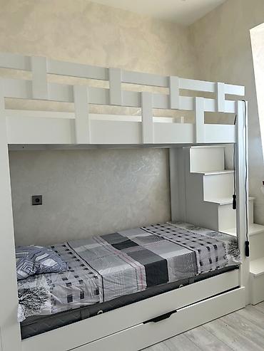 Детская мебель: Uşaq/tony yataq otağı üçün modul mebel dəsti - Rəng: ağ (minimalist — 2