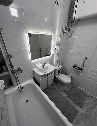 7 1: 1 комната, 44 м², Кок-Жар мкр 106 серия, 2 этаж, Евроремонт — 10