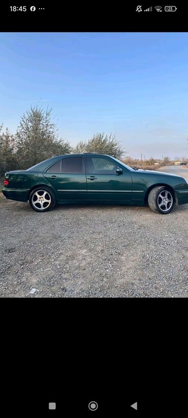 Mercedes-Benz: Mercedes-Benz E‑Class W210 sedan - Kuzov: yaşıl rəng, 4 qapı, klassik — 15