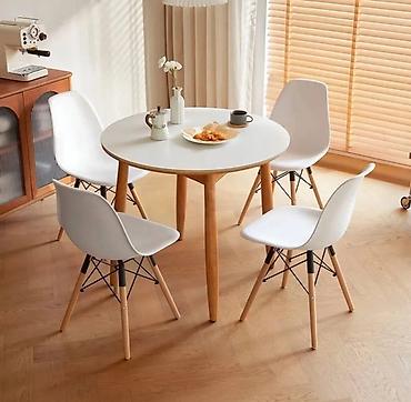eames: Пластиковый стул, Новый, Самовывоз, Платная доставка, цвет - Белый — 1