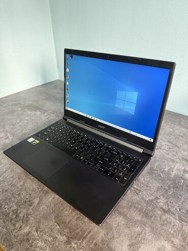 бюджетный игровой ноутбук: Ноутбук, Acer, 8 ГБ ОЗУ, Intel Core i5, 15.6 ", Б/у, Для несложных задач, память NVMe SSD