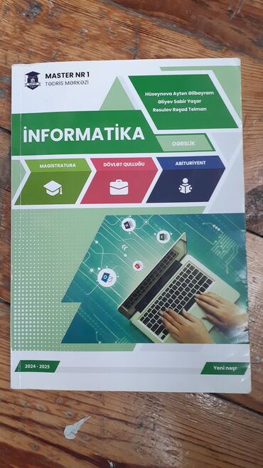 Тесты: Master NR 1 in informatika test bankı və dərsliyi dərslik 9man test