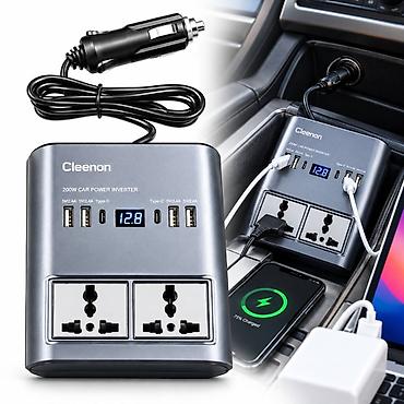 İnverter 12V 150w №.1662 Olsson 150W avtomobil güc çevricisi
