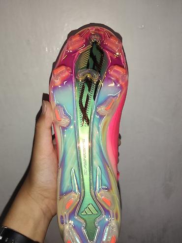 радужные: Футбольные бутсы adidas X Speedportal (линейка X), цвет розовый с — 4
