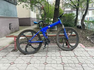 титановый велосипед: Продам велосипед с титановыми дисками и двумя подвесками,на велосипеде