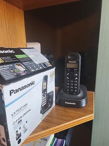 Məişət texnikası: Panasonic KX-TG3711SX simsiz ev/ofis telefonu Telefon təzədir — 2