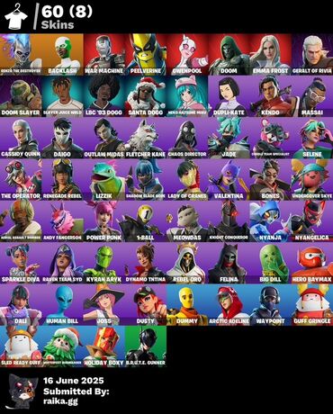 notebook aliram: Fortnite Hesabı Satılır! 60 skin (ən populyar və tryhard skinlər