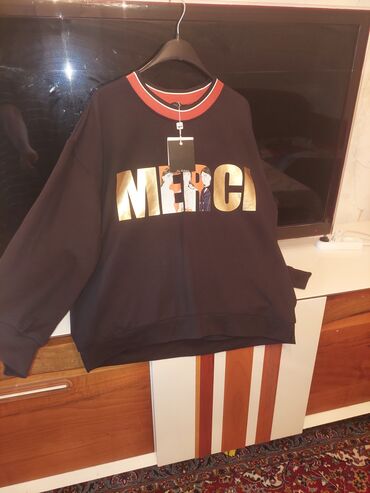 Sviterlər: Yeni sweatshirt nergiz butikden alinib geyinilmeyib 44 olcudu oversize
