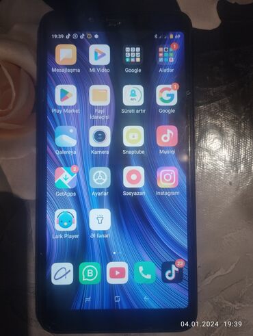 telefon temiri: Xiaomi Redmi 6, 32 GB, rəng - Qara, 
 Sensor, Barmaq izi, İki sim kartlı
