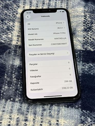 iphone adapteri: IPhone 11 Pro, 256 GB, Matte Space Gray, Simsiz şarj — 1