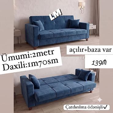Divanlar: Divanlar Endirim fürsəti💣 139₼ Yeni və sifarişlə Ümumi ölçü  — 2