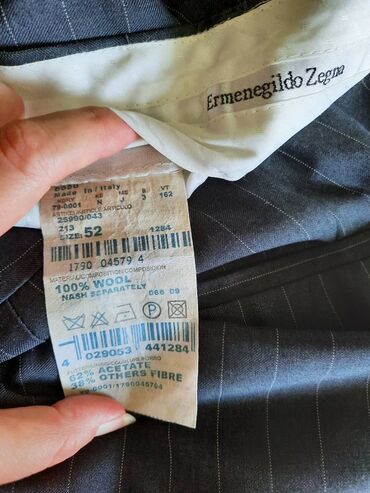 Odela: Ermenegildo Zegna musko odelo br.52 Musko odelo Ermenegildo Zegna — 9