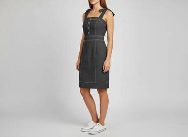 jeans mom slim fit stradivarius: A&M, Women`s dress, size S