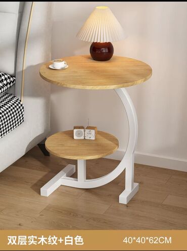 стол для кухни круглый: Журнальный Стол, цвет - Белый, Новый