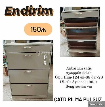 hidrofor su pompasi: Yeni, 4 qapılı, Ağ, Taxta Ayaqqabı dolabı — 6