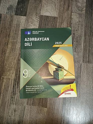 Тесты: Məhsul: “Azərbaycan dili – 2025 Test Toplusu” (Dövlət İmtahan Mərkəzi) — 1