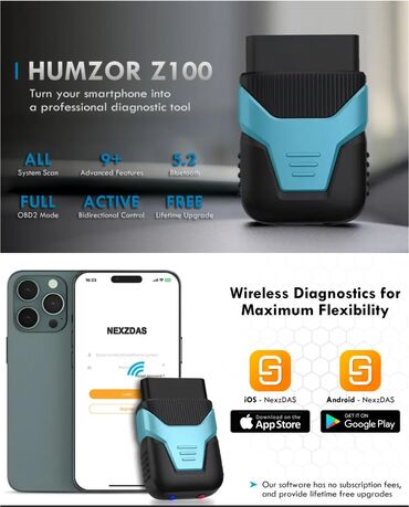 Alati za automobile: Novo - Humzor Z100 Elite Bluetooth OBD2 iOS & Android HUMZOR Z100 — 14