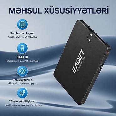 ssd har disk: EAGET Solid State Drive (SSD) - SATA III interfeysli, 6 Gb/s sürətli — 1