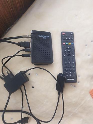 ikinci el tv satış: EUROMAX T44 rəqəmsal TV tuner dəsti Xüsusiyyətlər: - Model: EUROMAX — 1