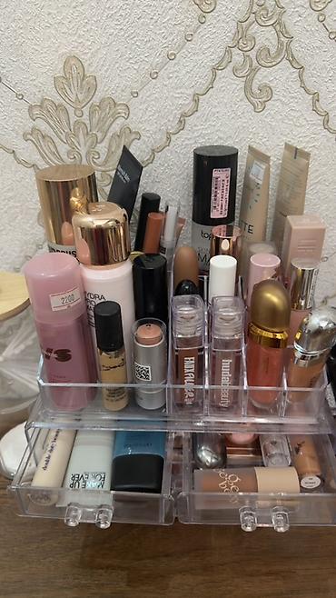 киса: 💄 1. Acrylic Makeup Organizer Акриловый органайзер для косметики с — 2