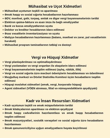 muhasibat kurslari: Mühasibat uçotu | Mühasibat uçotunun aparılması