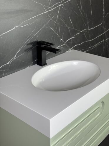 Тумбы для ванны: Тумба для ванны, Новый, С раковиной, МДФ, Бесплатная доставка, цвет - Коричневый — 21