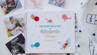dəftər: Hamiləlik Dönəmim və Körpəmin Günlüyü. Və hamiləsiniz. Hər an sizin