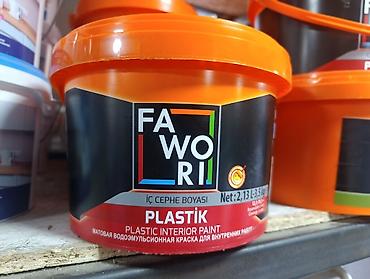 Краска для внутренних работ FAWORI PLASTIK.3кг на 20-25 квадратных