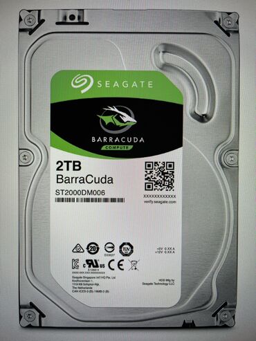 внешние жесткие диски adata: Накопитель, Б/у, Seagate, 2 ТБ, 3.5", Для ПК