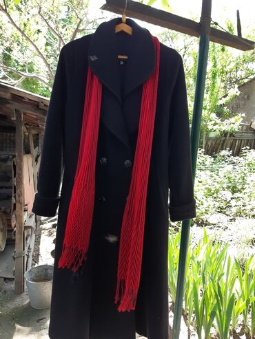черное пальто в Кыргызстан | ПАЛЬТО: Пальто XL (42), цвет - Черный