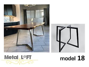 Nogari za stolove: 🔩 PREKO 30 modela NOGARA I POSTOLJA OD METALA – RUČNA IZRADA PO MERI — 17