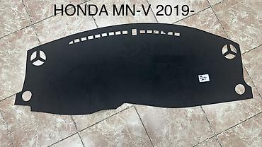 Алькантара Накидка на панель Honda, цвет - Черный, Новый, Самовывоз, Платная доставка