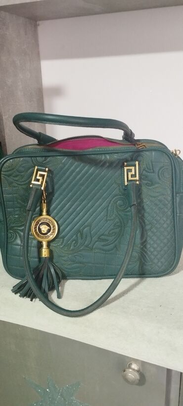 daniele donati torba: Shoulder bag, Versace, Material: Leather