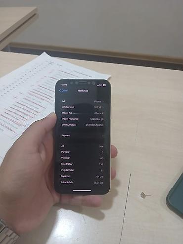 ucuz ve keyfiyyetli telefonlar: IPhone X, Gümüşü, Face ID — 5
