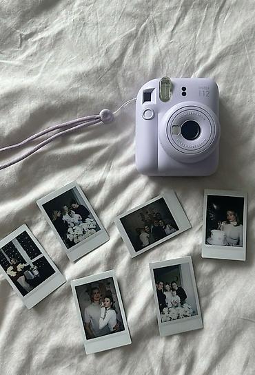 iphone xs max 64: Fujifilm Instax Mini 12 – ani fotoaparat - Rəng: bənövşəyi (lavanda) — 1
